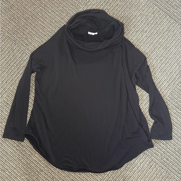 Lou & Gray for Loft Cowl Neck Shirttail hem Sweater - Picture 2 of 5